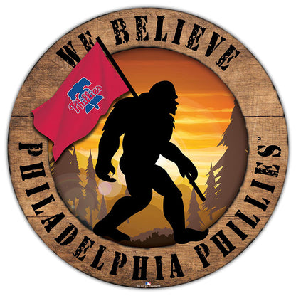 MLB We Believe Bigfoot Circle Signs