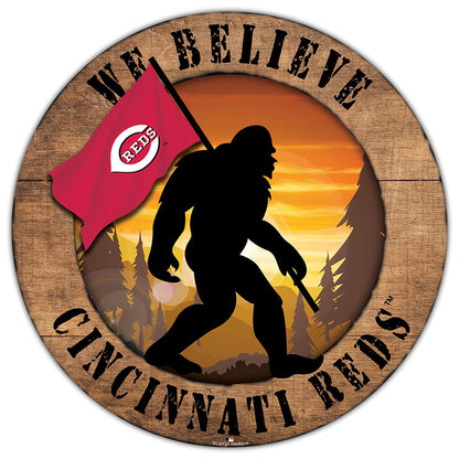 MLB We Believe Bigfoot Circle Signs