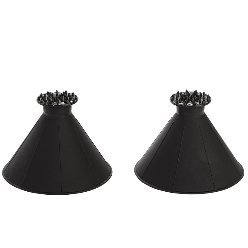 Car Windshield Ice and Snow Removers with Toothed Head and Funnel-Set of 2