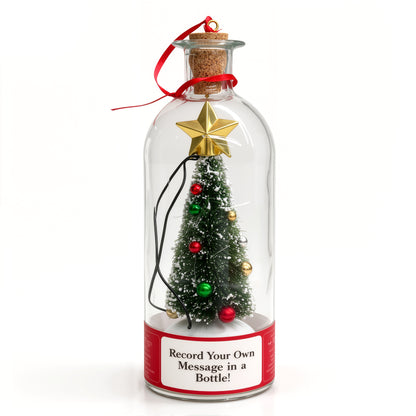Recordable Christmas Tree Bottle Letter