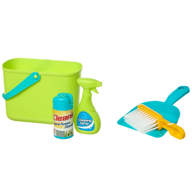 Kids' Cleaning Fun Play Set - 8 Colorful Pieces for Imaginative Play