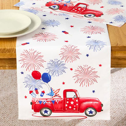 Memorial Truck Table Runner