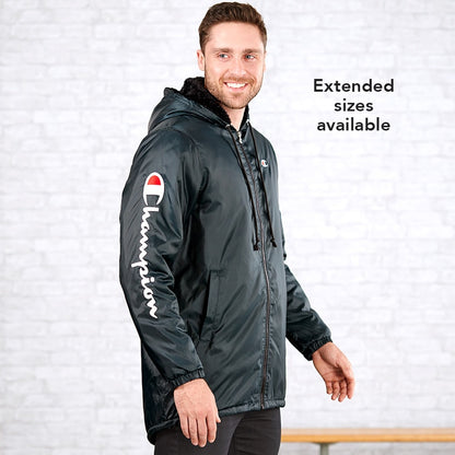 Champion® Men's Sherpa Stadium Jacket - Red Small
