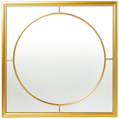Decorative Flower or Oval Metal Mirrors - Black or Gold