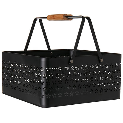 Metal Storage Organizer Caddy with Handles