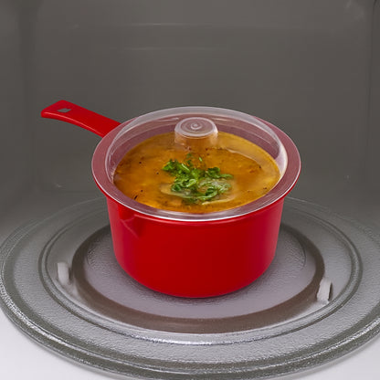 Microwave Saucepan With Lid Microwavable Pot for No Mess Cooking