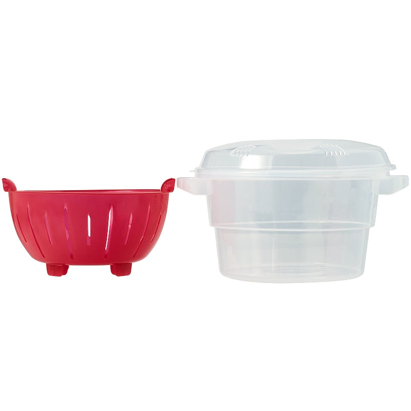 Compact Microwave Rice Cooker or Vegetable Steamer with Lid#select-cooker_rice-cooker