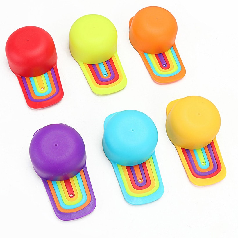 Rainbow Assorted Measuring Cup Set