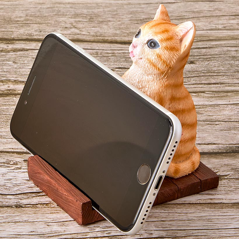 Cute Mobile Phone Stand in Cat or Dog#select-stand_cat