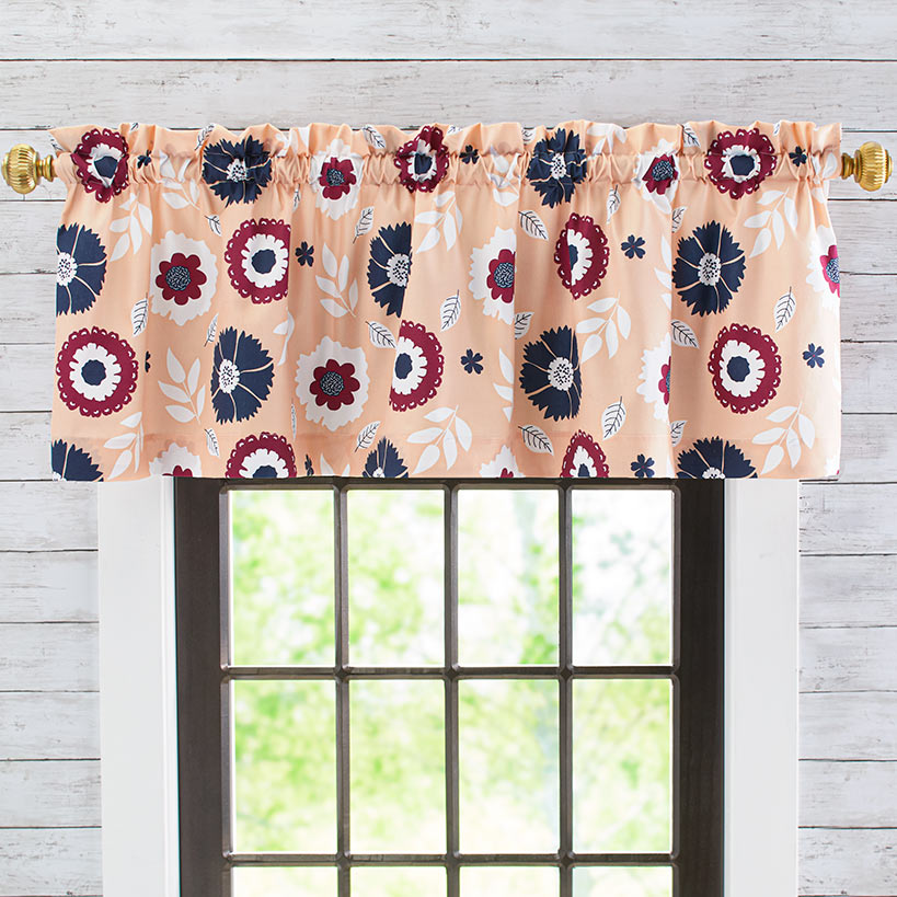 Modern Floral Bath Collection#select-item_valance