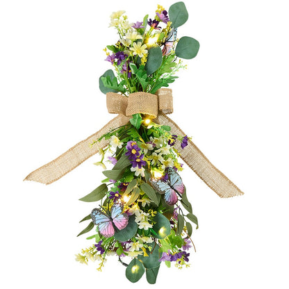 Spring Lighted Multi-Use Swag Décor - Easter Or Butterfly