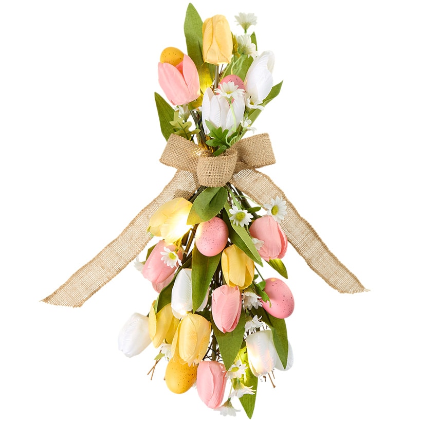 Spring Lighted Multi-Use Swag Décor - Easter Or Butterfly