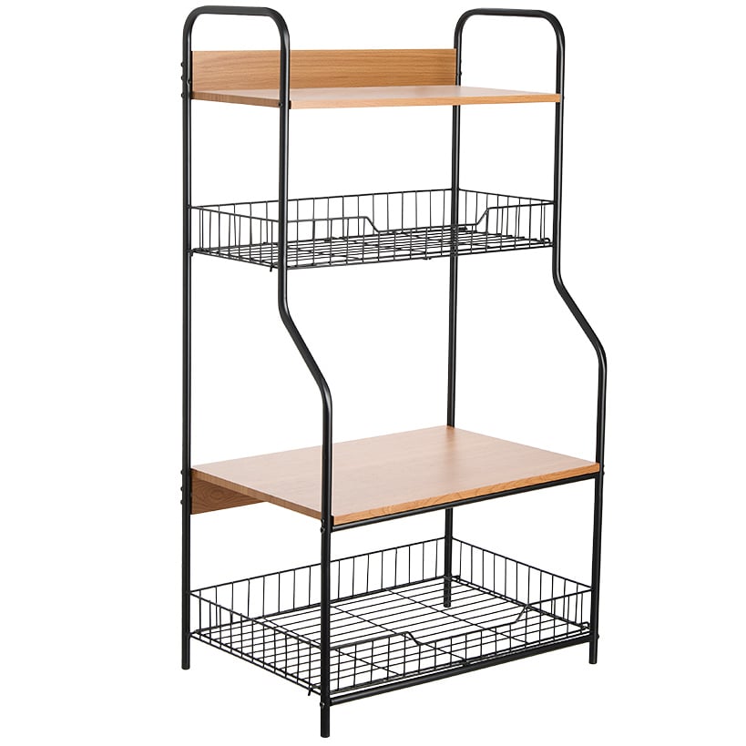 Kitchen Hutch Storage Rack - 4-Tier - 40"H