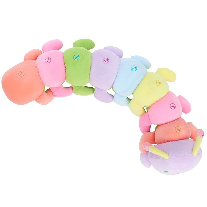 Musical Plush Caterpillar - Vibrant Toy with Songs and Piano Notes for Kids