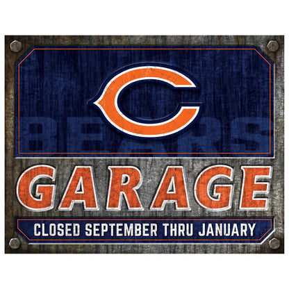 NFL Garage Metal Sign