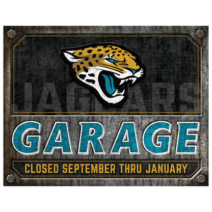 NFL Garage Metal Sign