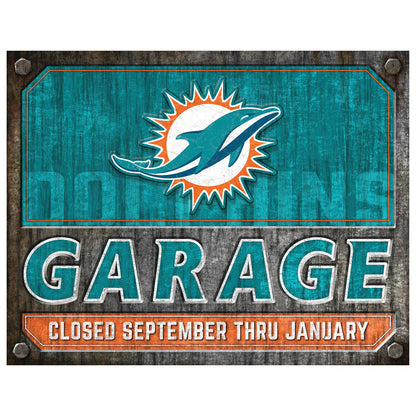 NFL Garage Metal Sign