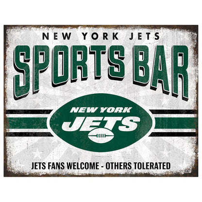 NFL Sports Bar Metal Sign