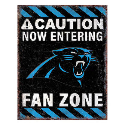 NFL Fan Zone Metal Sign