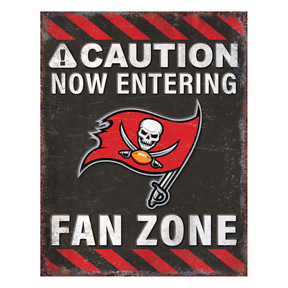 NFL Fan Zone Metal Sign