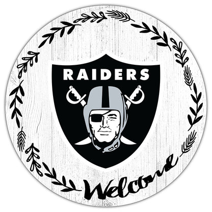 NFL 12" Welcome Circle Sign