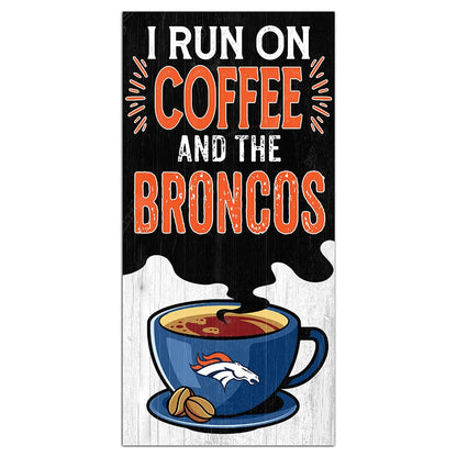 NFL I Run On Coffee Signs