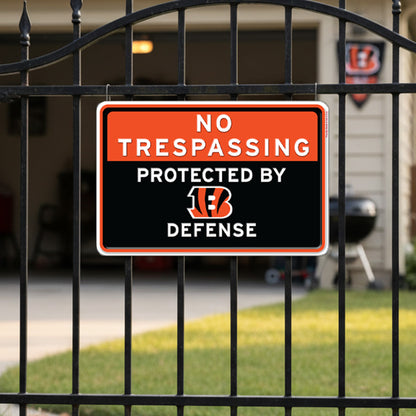 NFL No Trespassing Metal Sign