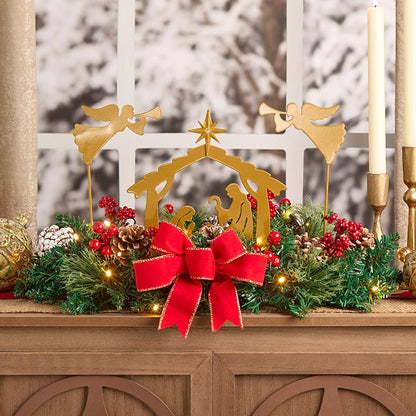 Nativity Wreath or Centerpiece