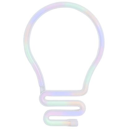 Illumina Neon LED Light Bulb Shaped Wall Decor 10"