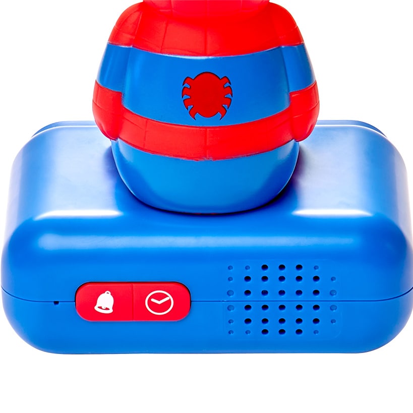 Licensed LCD Nightlight Alarm Clock With 6 Different Sounds#select-character_spiderman
