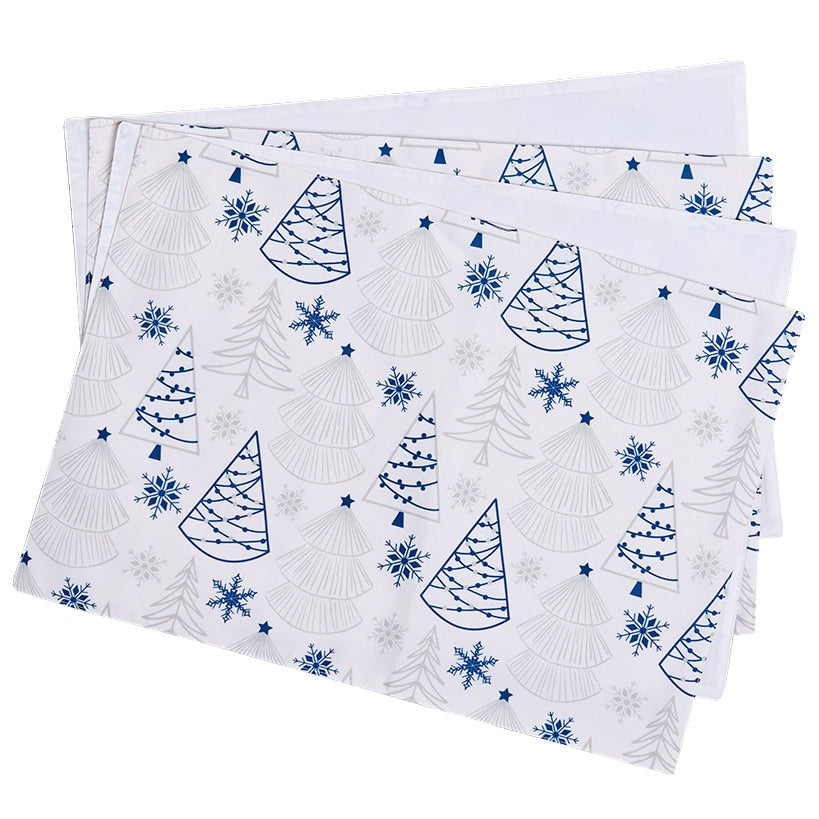 Nordic Blue Placemats Set of 4