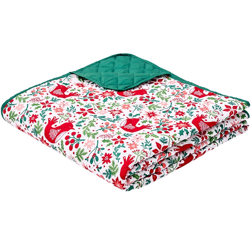 Nordic Cardinal Quilt Set Full/Queen or King with Shams#select-set_king