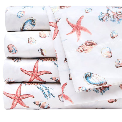 Oceanside Ultra-Soft Microfiber 4-Pc. King Sheet Set