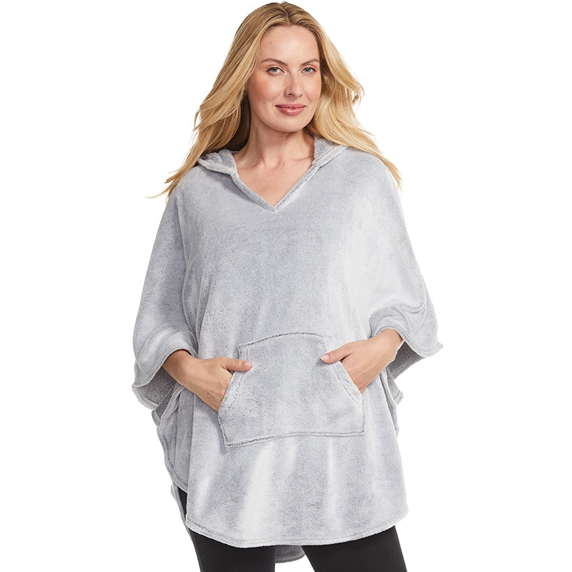 Frosted Plush Ponchos#select-color_gray