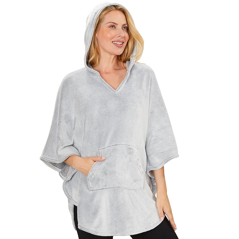 Frosted Plush Ponchos
