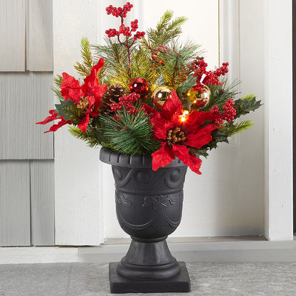 Lighted Urn Planter