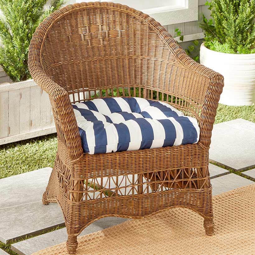 Outdoor Wicker Seat Cushion