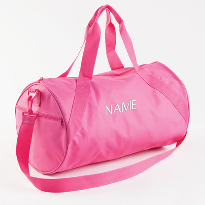 Personalized Travel Bag with White Block Name