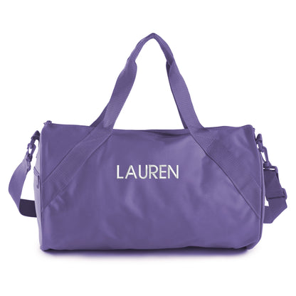 Personalized Travel Bag with White Block Name