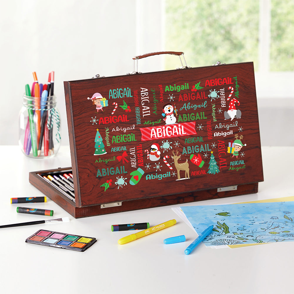 Personalized Name Holiday Art Kit