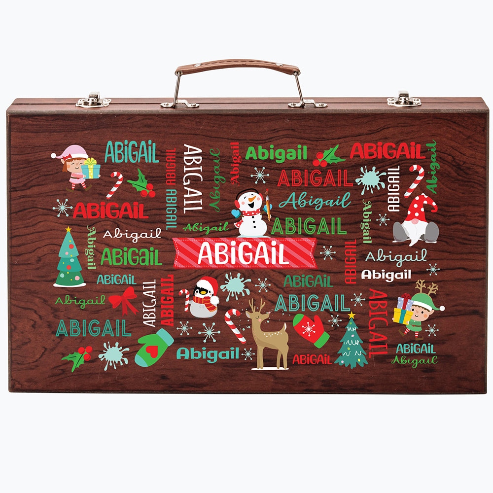 Personalized Name Holiday Art Kit