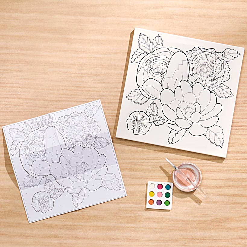Faber-Castell Paint by Numbers Watercolor Gift Set#select-item_bold-floral