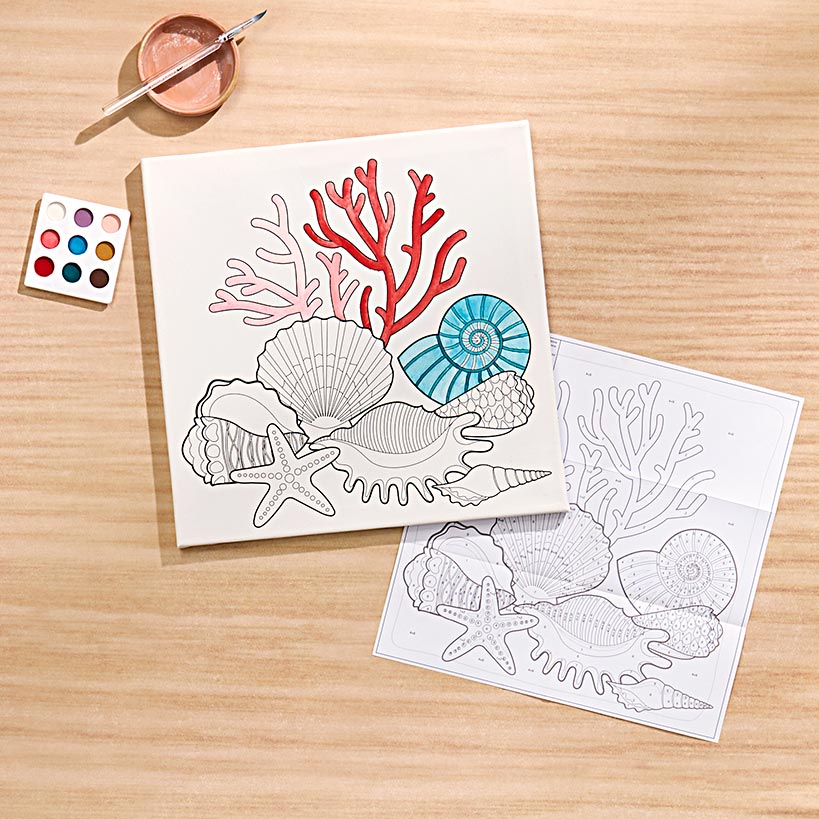 Faber-Castell Paint by Numbers Watercolor Gift Set#select-item_coastal