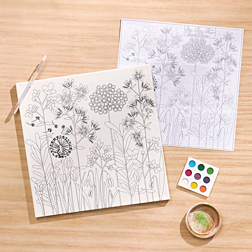 Faber-Castell Paint by Numbers Watercolor Gift Set#select-item_farmhouse-floral