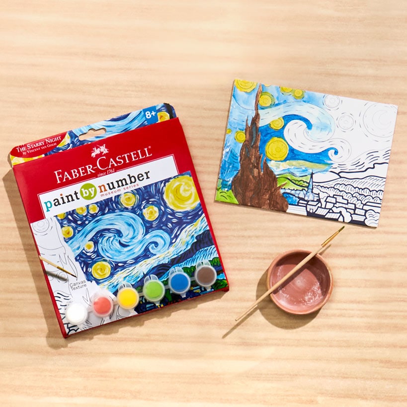 Faber Castell Paint by Numbers Museum Series#select-set_starry-night