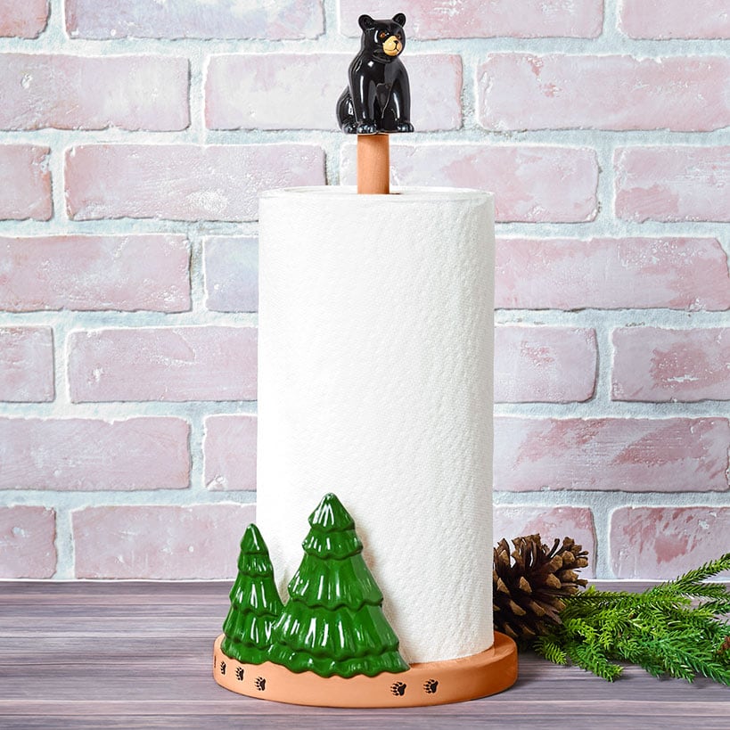 Lodge Kitchen Décor - Sponge Holder, Paper Towel Holder, Salt & Pepper#select-item_paper-towel-holder