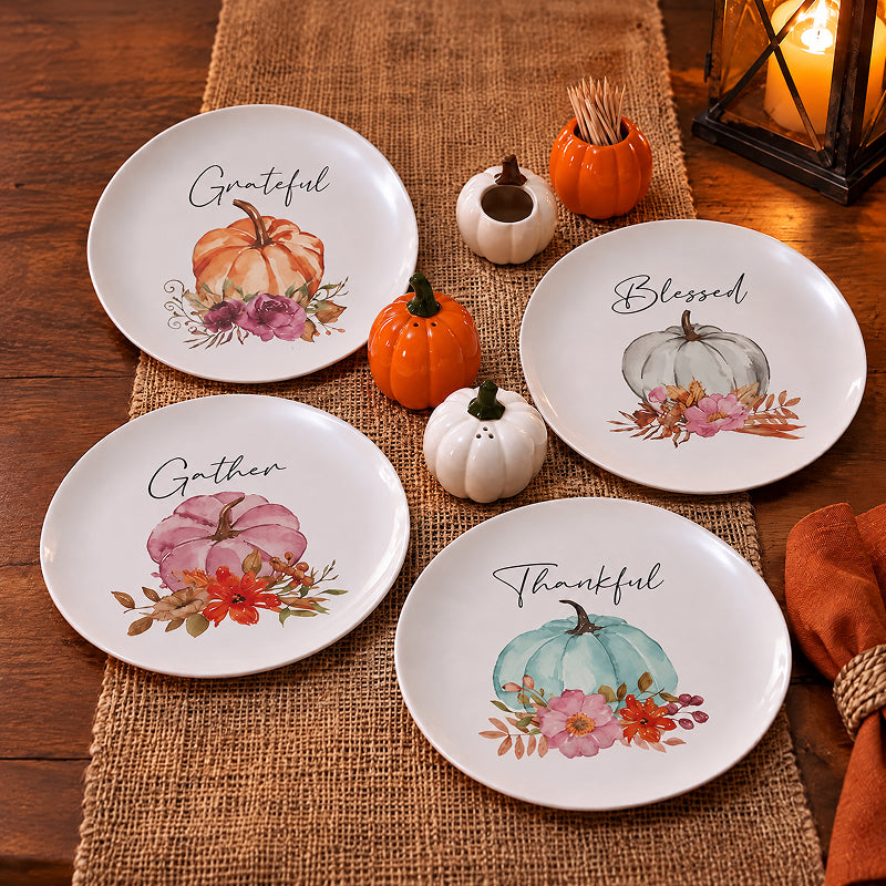Pastel Fall Sentiments Tableware Collection