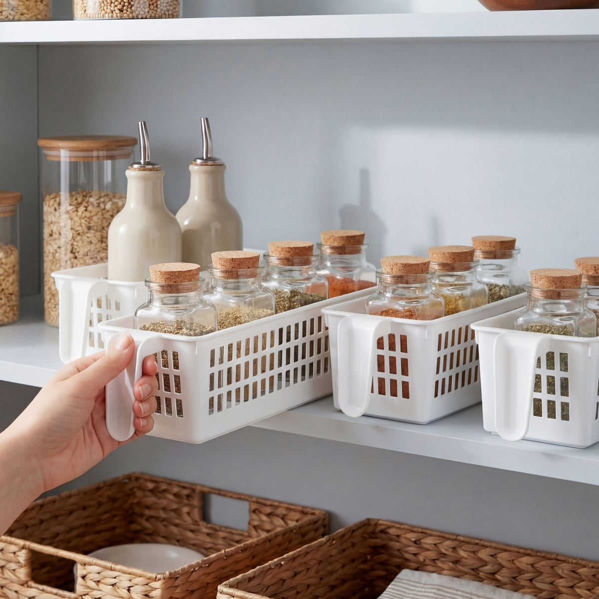 Perfect Pantry™ Basket Organizer Sets | The Lakeside Collection