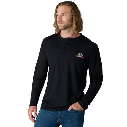Men's Mossy Oak Long Sleeve Shirt with Buttons