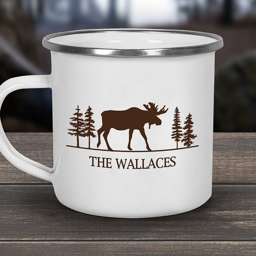 Personalized 11-Oz. Lodge Patterns Mug